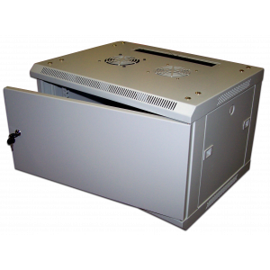 Шкаф настенный 19" с металлической дверью, серии Pro